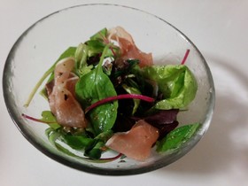 *＊生ハム×ベビーリーフのサラダ＊*