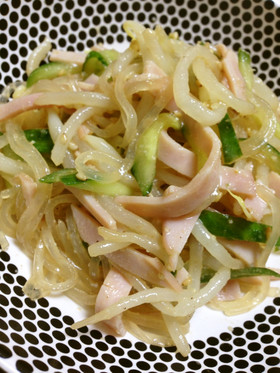 ポン酢で簡単♪中華風春雨サラダ