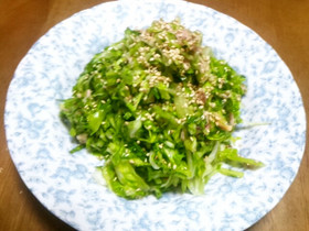 俺流！キャベツとツナの中華レモン和え