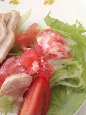 グレープフルーツのフレンチサラダ