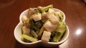 カブと豆のサラダ