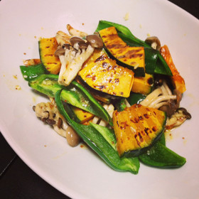 グリル野菜のマスタードドレッシング和え