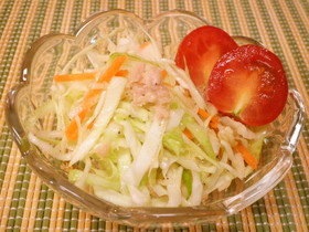 超簡単！ツナ入りコールスローサラダ