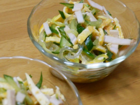 春雨の中華風サラダ