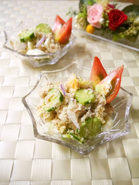 塩レモンで爽やか♫おからのツナサラダ◇