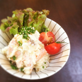＊冷え性改善＊鮭と生姜のポテトサラダ