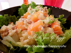 焼き肉のタレでポテトサラダ