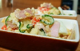 我が家のポテトサラダ＊パンにはさんでも♪