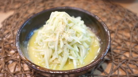 ハヤトウリのさっぱりマスタードサラダ