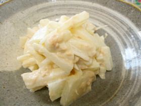 冬瓜とツナのマヨネーズサラダ柚胡椒風味