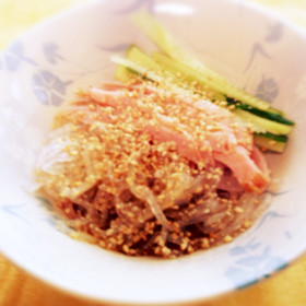 春雨サラダ、定番が美味しい、中華風♡