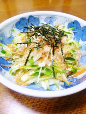 長芋のきざみ山葵ドレッシングサラダ