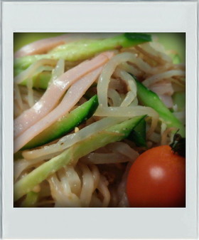 ■糖質制限■もやしきゅうりハム簡単ごま味
