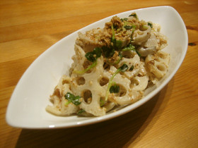 根菜で元気❤蓮根サラダ