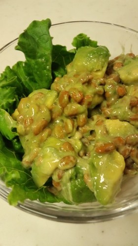 やみつき∞アボカド納豆サラダ☆