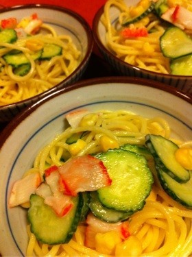 隠し味の効いたマヨスパサラ