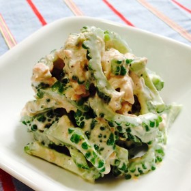 苦味やんわり♫ゴーヤのサラダ