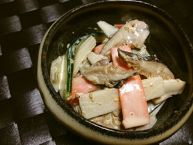 だいこんの彩りサラダ