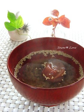 美味しいコツ☆鰹節と梅干しの即席お吸い物