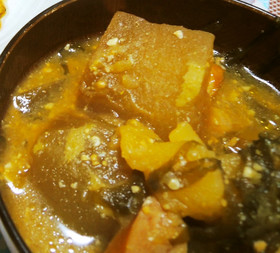 冬瓜の具だくさん味噌汁♪