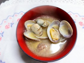 もっと美味しくアサリの味噌汁
