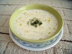 さつまいもと玉ねぎのミルクスープ