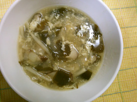 筍 ワカメ 卵の とろ旨！ 中華スープ♪