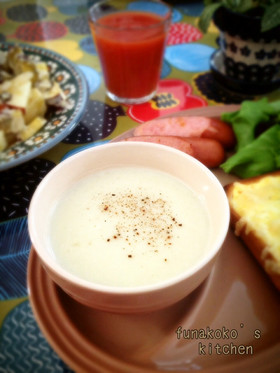 寒い朝に♡じゃがバターポタージュ