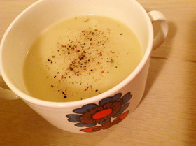 かぶとネギの白いポタージュ