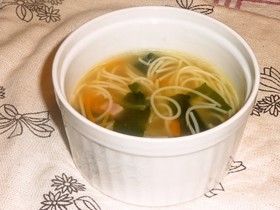 ё コンソメそうめんスープ ё