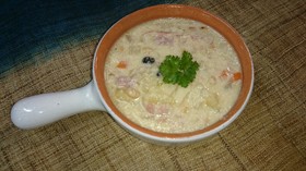 簡単 ビーンズのミルクスープ 