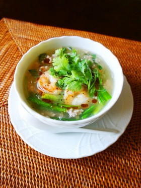 海老のエスニック風春雨スープ