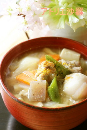 ★元気回復＆栄養満点！まろやかな豚汁★