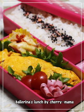 お弁当のおかず★チャプチェオムレツ