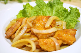 簡単柔らか♡鶏胸肉の甘辛しょうが焼き♪