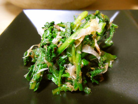 レンジで簡単☆春菊のおひたし