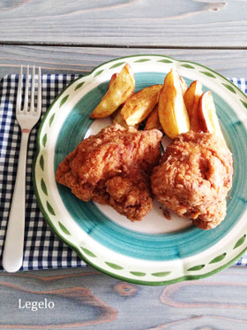 柔らかジューシー♪鶏むね肉フライドチキン