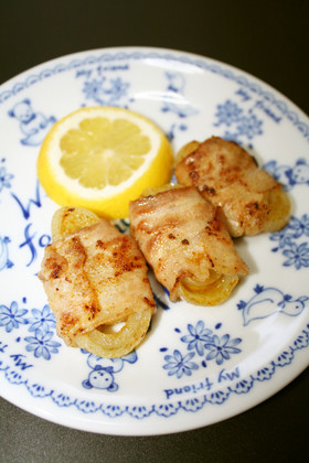 お弁当に♥豚の玉葱巻きカレー味