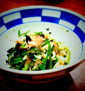 ほうれん草のじゃこおろし和え