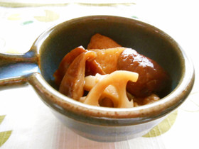 干し椎茸とさつま揚げのこっくり煮