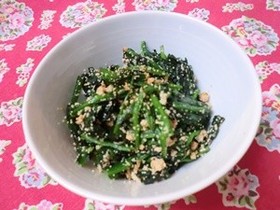 お弁当に☆明太子ほうれん草ソテー