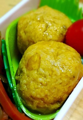かぼちゃの煮物リメイク肉団子