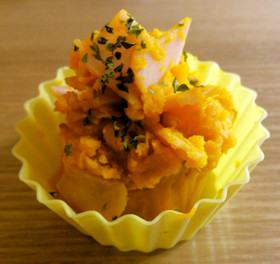 お弁当に☆簡単！速攻彡かぼちゃサラダ