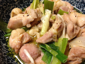 お弁当にも◎レンジで5分！簡単ネギ塩鶏