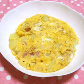 レンジで簡単オムレツ風