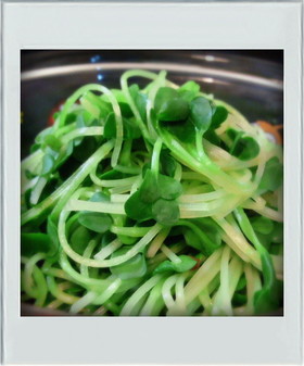 ■簡単副菜■かいわれ大根ぽん酢☆朝昼減量