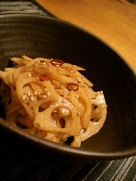 常備菜・美味し～い☆蓮根のきんぴら