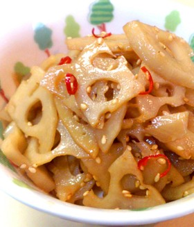 簡単！激ウマ！ピリ辛！蓮根のきんぴら