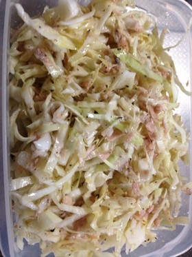 混ぜるだけ☆キャベツとツナのサラダ