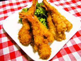 ２種出来る！海老天＆エビフライ♡